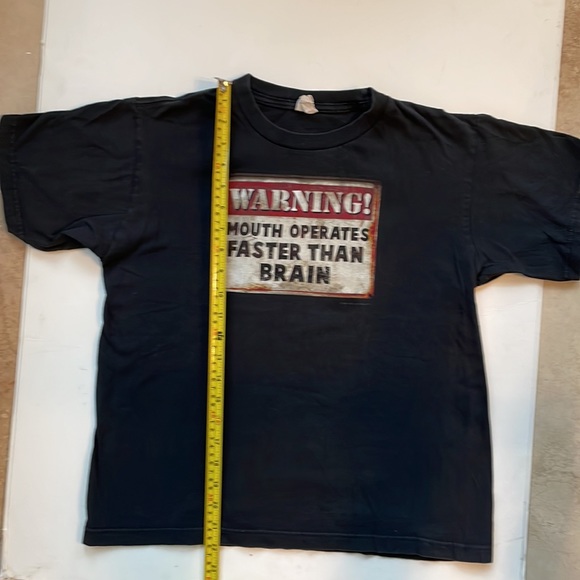 CDM SAN DIEGO T shirt boys large black Warning Mouth operates faster than Brain - Picture 2 of 4